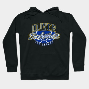 Oliver Basketball The Legend Custom Player Your Name Hoodie